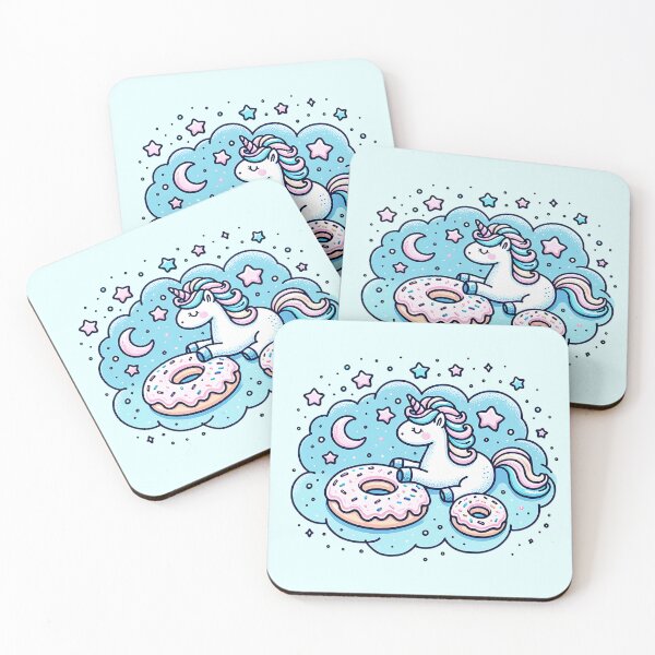 Item preview, Stardust Sprinkled Unicorn Doughnut designed and sold by zzz888.