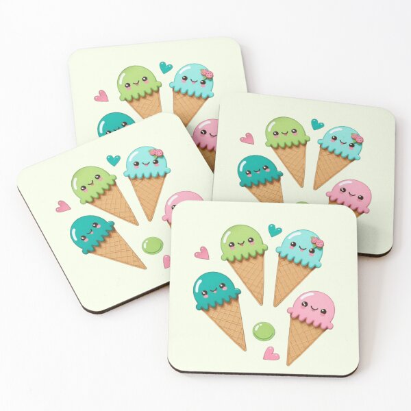 Item preview, Cute ice cream cones designed and sold by Culmika.