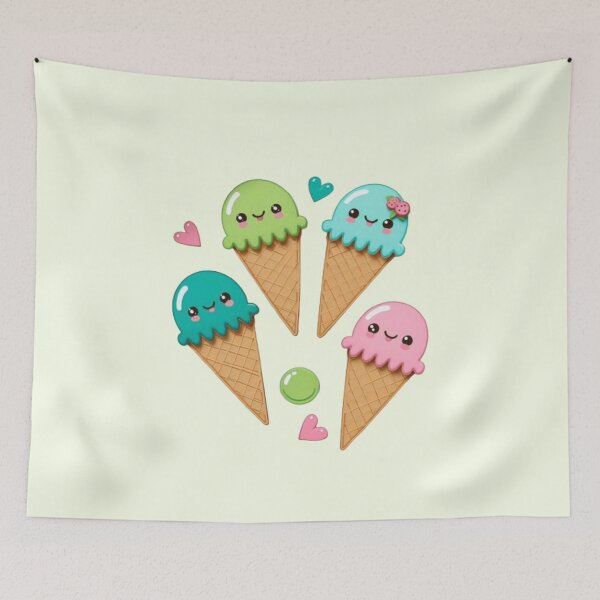 Item preview, Cute ice cream cones designed and sold by Culmika.