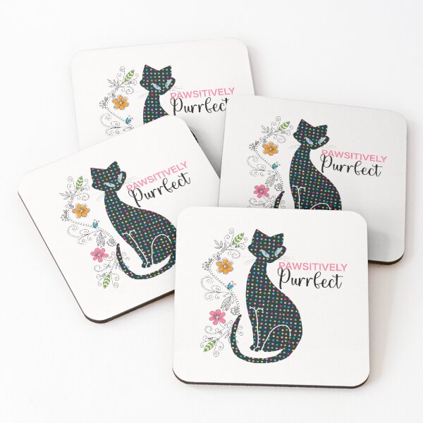 Item preview, Pawsitively Purrfect Cat Silhouette designed and sold by SimplyPut.