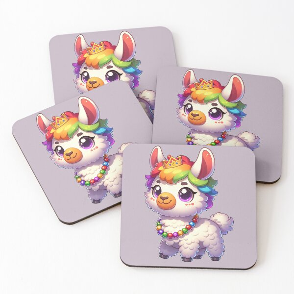 Item preview, Mardi Gras Cute Llama designed and sold by Jacksonsmerch.