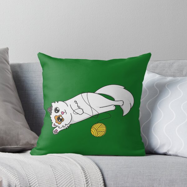 Item preview, Cute kitten playing the ball of wool designed and sold by WalkWiseDesign.