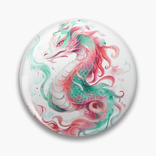Item preview, Mythical Green Dragon Illustration Amidst Whirls and Splashes 2 designed and sold by Reichcorp.