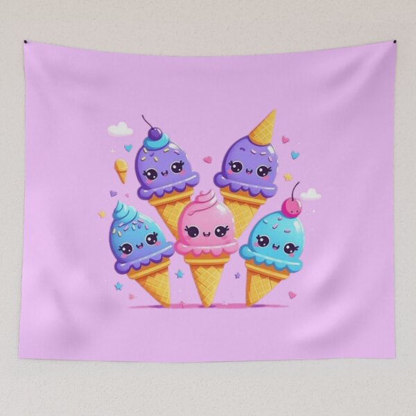 Item preview, Cute ice cream cones designed and sold by Culmika.