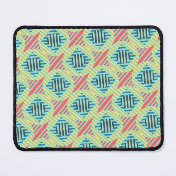 Item preview, Colorful Striped Geometric Diamonds Circles Squares Boundless Decor designed and sold by Alchemy-A-La-G.