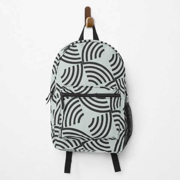 Item preview, Grey Motif Black Arc Stripe Lines Boundless Decor designed and sold by Alchemy-A-La-G.