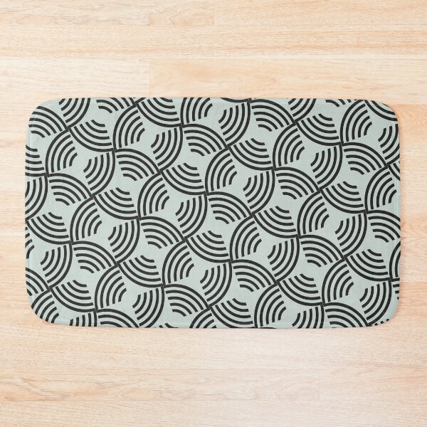 Item preview, Grey Motif Black Arc Stripe Lines Boundless Decor designed and sold by Alchemy-A-La-G.