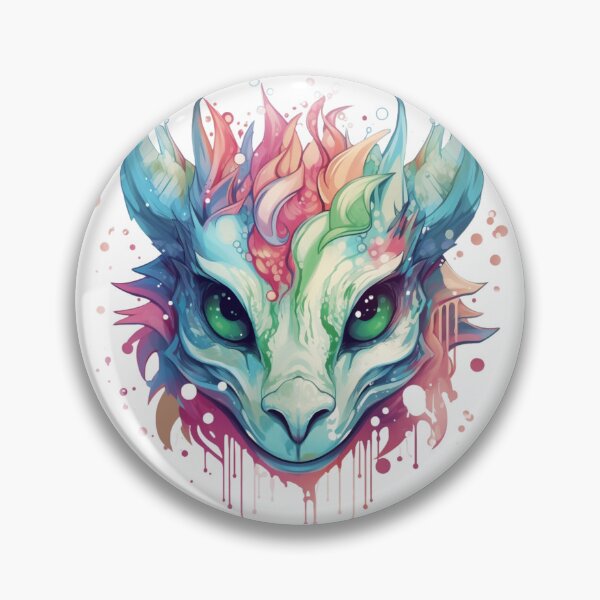 Item preview, Mythical Green Dragon Illustration Amidst Whirls and Splashes 3 designed and sold by Reichcorp.