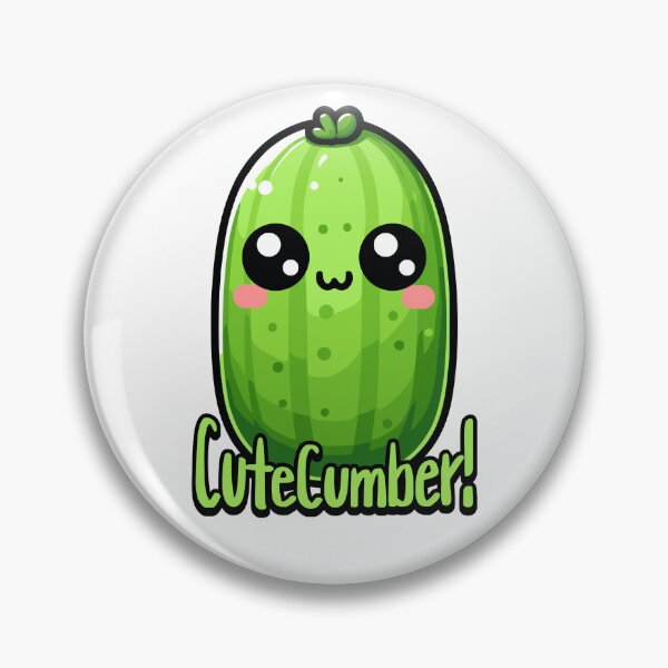 Item preview, CuteCumber! Cute Cucumber Pun! designed and sold by PMCreative.