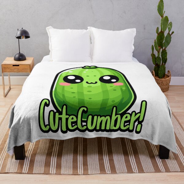 Item preview, CuteCumber! Cute Cucumber Pun! designed and sold by PMCreative.