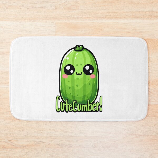 Item preview, CuteCumber! Cute Cucumber Pun! designed and sold by PMCreative.