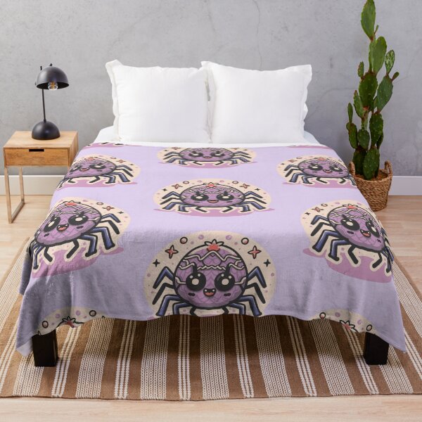 Item preview, Funny cute kawaii purple spider designed and sold by Trend-Beaver.