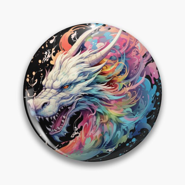 Item preview, Mythical Green Dragon Illustration Amidst Whirls and Splashes 4 designed and sold by Reichcorp.