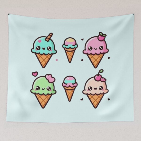 Item preview, Cute ice cream cones designed and sold by Culmika.