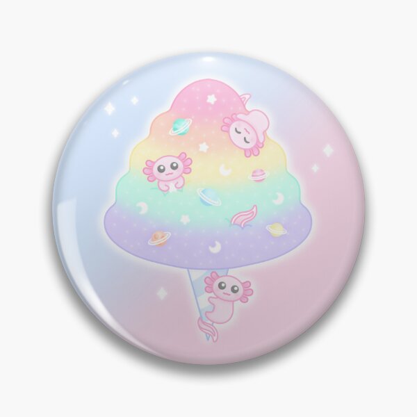 Item preview, Axolotl Cotton Candy designed and sold by natgreenart.