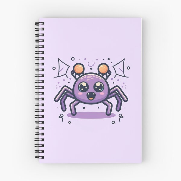 Item preview, Funny cute kawaii purple spider designed and sold by Trend-Beaver.