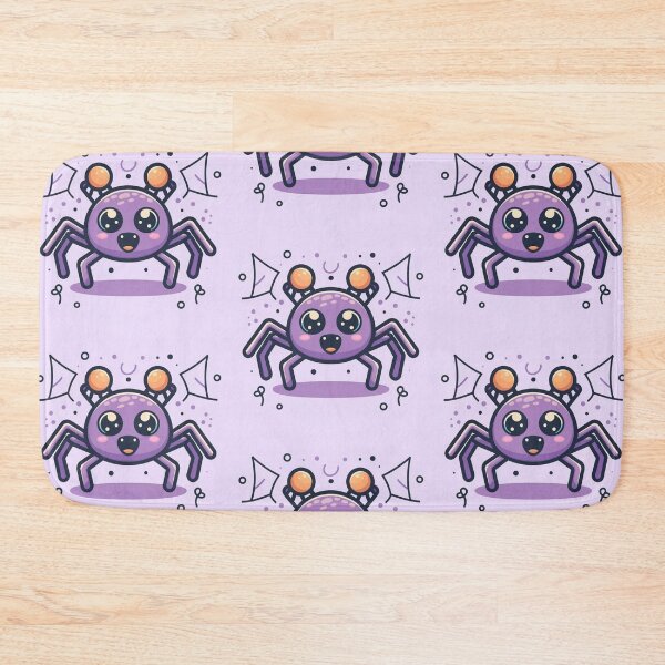 Item preview, Funny cute kawaii purple spider designed and sold by Trend-Beaver.