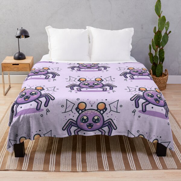 Item preview, Funny cute kawaii purple spider designed and sold by Trend-Beaver.