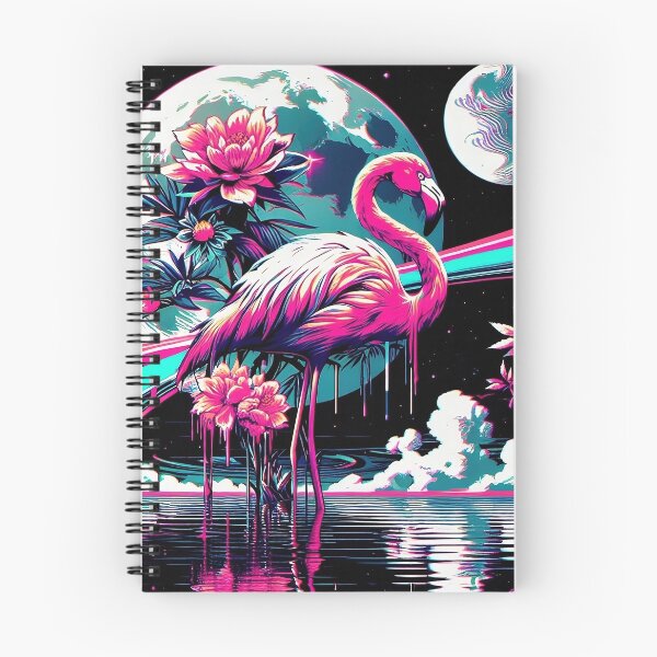 Item preview, Vaporwave Flamingo Dreams designed and sold by OVERALLBUGZY.