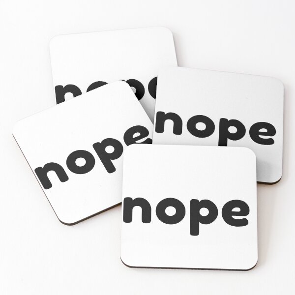 Item preview, Nope designed and sold by SilverSaddleCo.