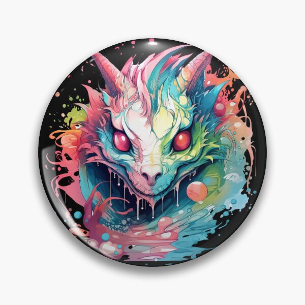 Item preview, Mythical Green Dragon Illustration Amidst Whirls and Splashes 5 designed and sold by Reichcorp.