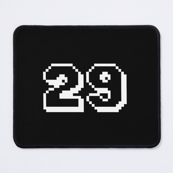 Item preview, 29, twenty-nine, white, retro video game, 1 up! designed and sold by Numbers-Art.