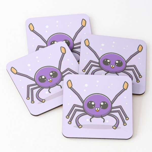 Item preview, Funny cute kawaii purple spider designed and sold by Trend-Beaver.