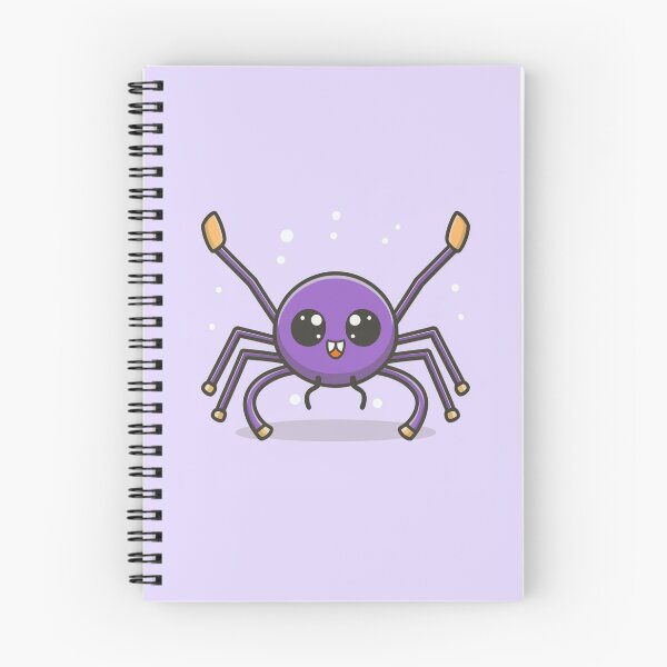 Item preview, Funny cute kawaii purple spider designed and sold by Trend-Beaver.