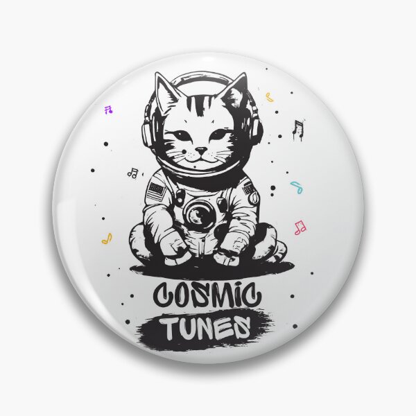 Item preview, Astronaut Cat Listening To The Music designed and sold by TrueArtsStore.