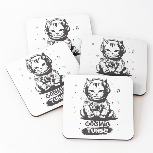 Item preview, Astronaut Cat Listening To The Music designed and sold by TrueArtsStore.