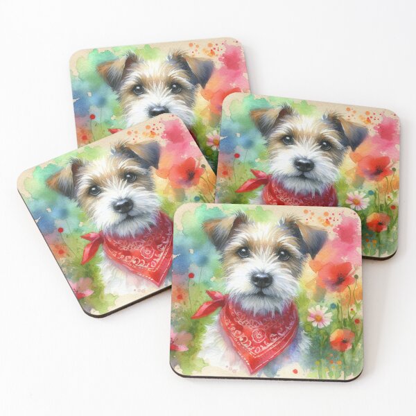 Item preview, German Shepherd pup with bandanna  designed and sold by Dominika Farkašová.