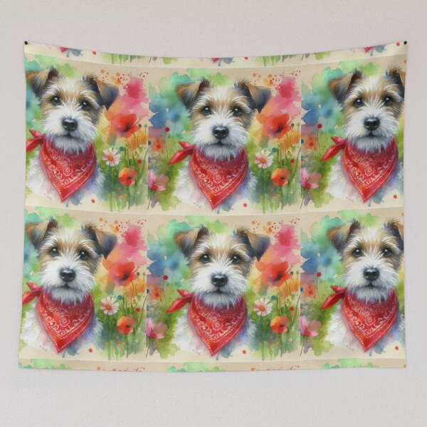 Item preview, German Shepherd pup with bandanna  designed and sold by Dominika Farkašová.