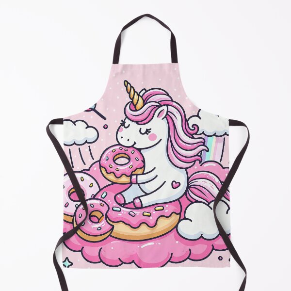Item preview, Unicorn Doughnut on a Pink Cotton Candy Cloud designed and sold by zzz888.