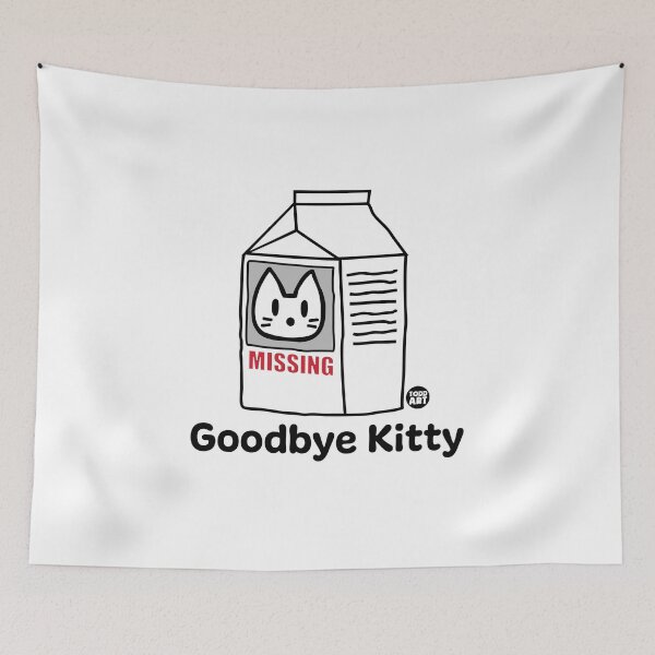 Aperçu de l'œuvre GOODBYE KITTY - MILK CARTON créée et vendue par TODD GOLDMAN.