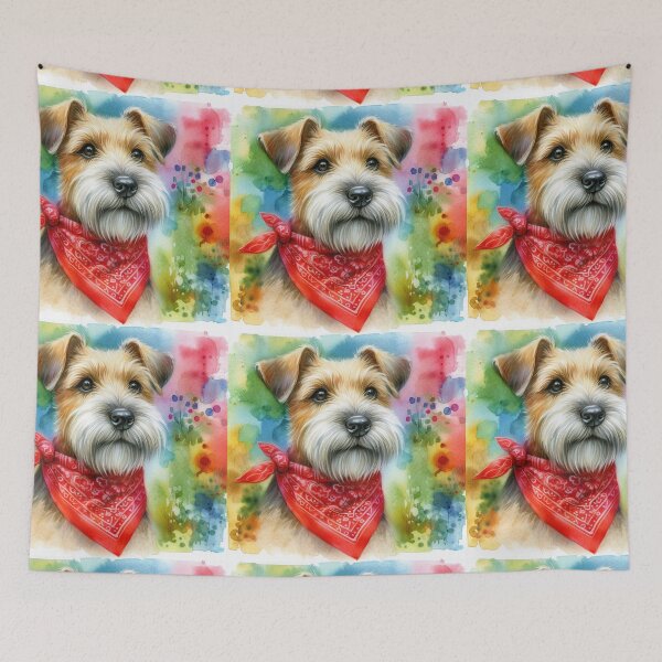Item preview, “Whimsical Canine Dreams: A Splash of Color” ?? designed and sold by Dominika Farkašová.