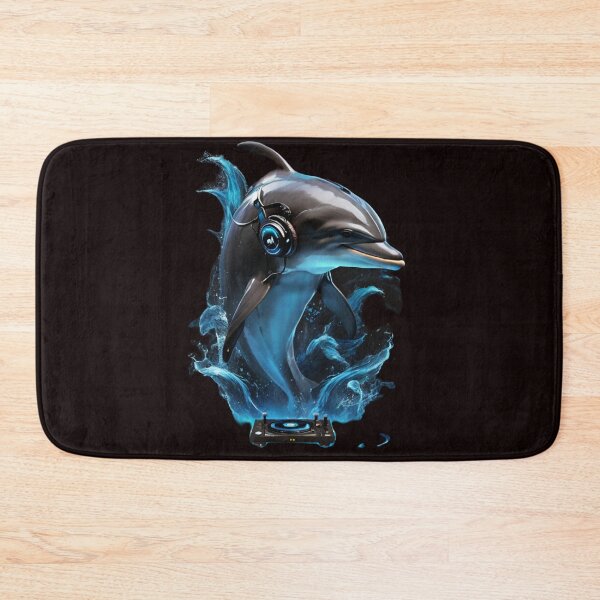 Item preview, Unique DJ Animal Designs - Gamer Dolphin designed and sold by vuslatmedia.