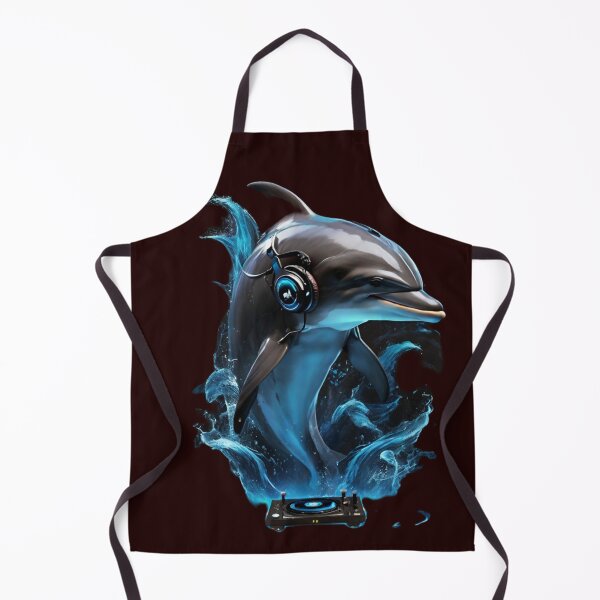 Item preview, Unique DJ Animal Designs - Gamer Dolphin designed and sold by vuslatmedia.