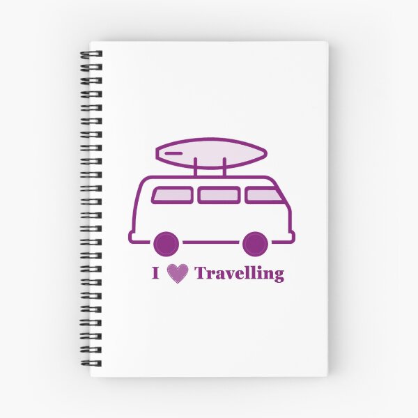 Item preview, Purple Campervan - I love travelling designed and sold by ArtisticSVibes.