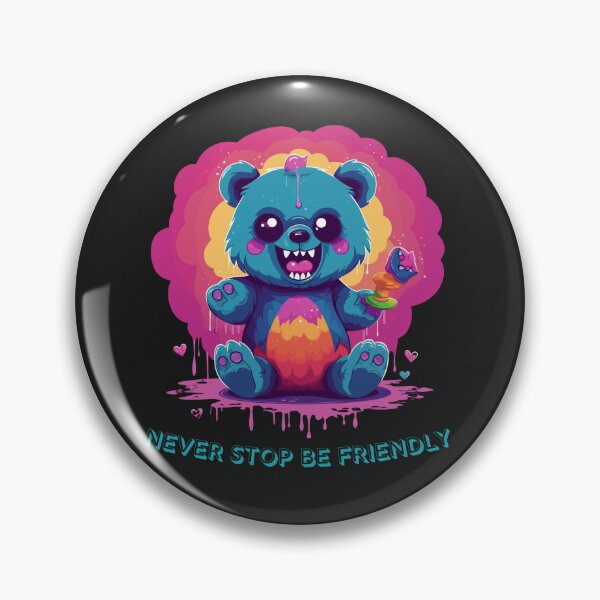 Item preview, Weird Bear T-Shirt/Birthday Gift Idea/Creepy, Cute, Funny/Never Stop Be Friendly designed and sold by SofiesDesign.