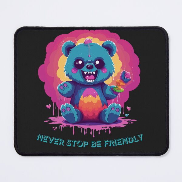 Item preview, Weird Bear T-Shirt/Birthday Gift Idea/Creepy, Cute, Funny/Never Stop Be Friendly designed and sold by SofiesDesign.