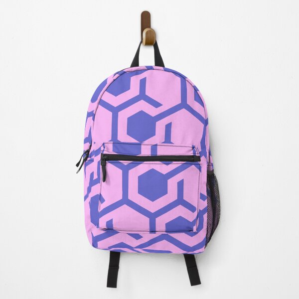 Item preview, Purple Connected Outlined Alternating Hexagons Repeating Boundless Decor designed and sold by Alchemy-A-La-G.
