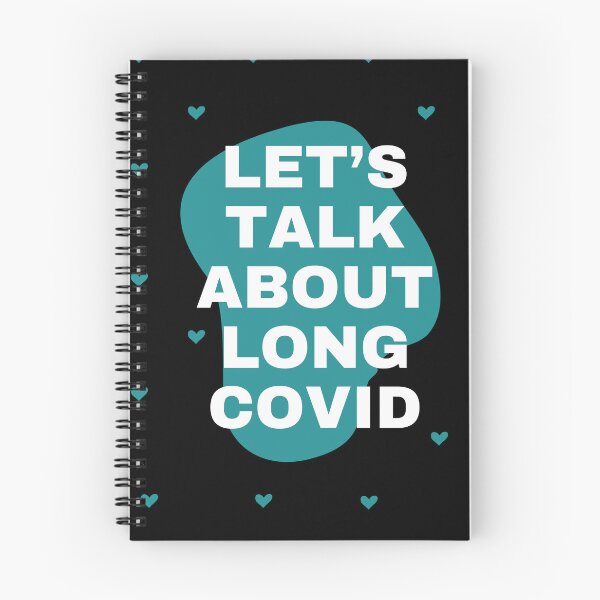 Item preview, Talk About Long Covid - teal and Black designed and sold by SadTea-Longhaul.