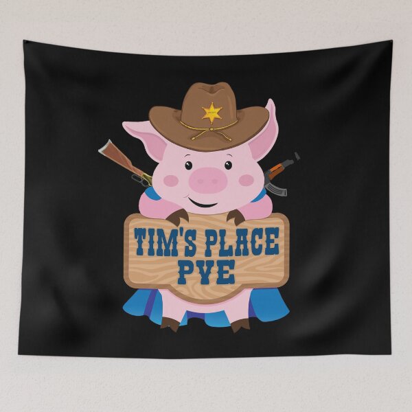 Item preview, Meet Sheriff Tim - the Gamer Piggy bringing fun straight to you! designed and sold by Lososko.
