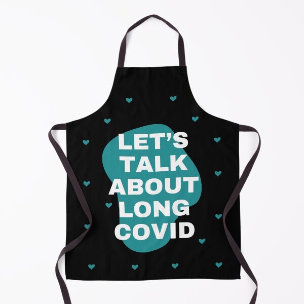 Item preview, Talk About Long Covid - teal and Black designed and sold by SadTea-Longhaul.
