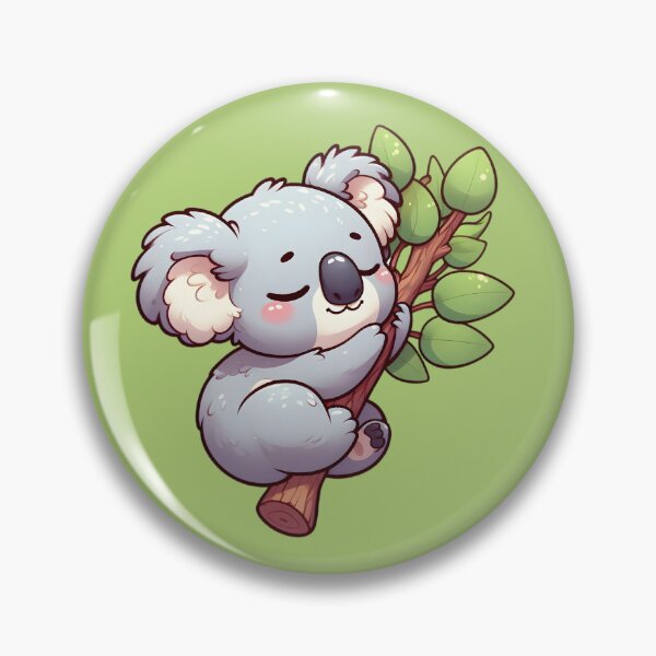 Item preview, Lindo koala soñoliento chibi designed and sold by Delamoon.