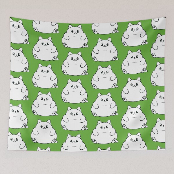 Item preview, Sweet Cute Fat Lazy Round Cat Miaw Round Cat Always Hungry I Love Eat  designed and sold by Cr320.