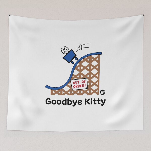 Aperçu de l'œuvre GOODBYE KITTY - ROLLER COASTER créée et vendue par TODD GOLDMAN.