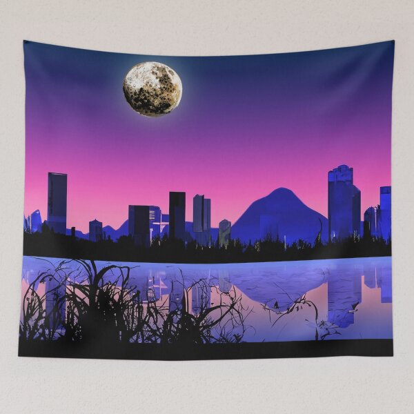 Item preview, Neon Crumpet Moonrise designed and sold by LionBrew.