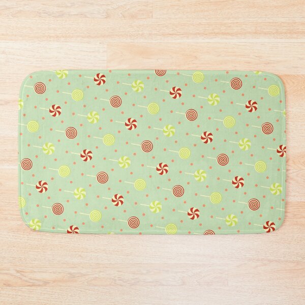 Item preview, Green Layout Red Dots Lollipops & Pinwheels Boundless Decor designed and sold by Alchemy-A-La-G.