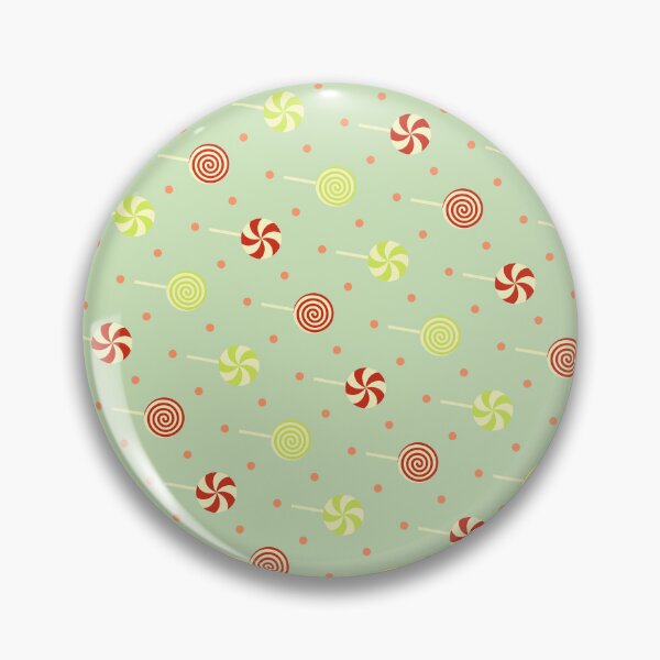 Item preview, Green Layout Red Dots Lollipops & Pinwheels Boundless Decor designed and sold by Alchemy-A-La-G.